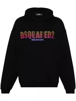 Dsquared2 худи с логотипом, черный