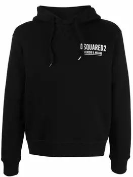 Dsquared2 худи с логотипом, черный