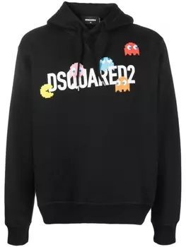 Dsquared2 худи с логотипом, черный