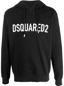 Dsquared2 худи с логотипом, черный