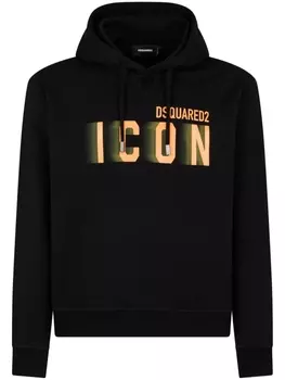 Dsquared2 худи с логотипом, черный