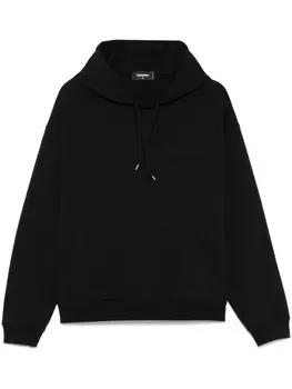 DSQUARED2 худи с логотипом, черный