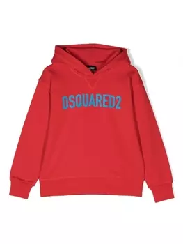 Dsquared2 худи с логотипом, красный