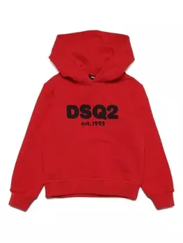 Dsquared2 худи с логотипом, красный