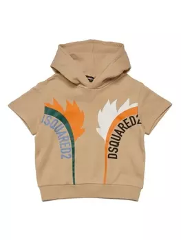 Dsquared2 худи с логотипом, нейтральный цвет