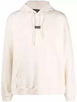 Dsquared2 худи с логотипом, нейтральный цвет