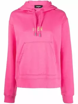 Dsquared2 худи с логотипом, розовый