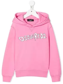 Dsquared2 худи с логотипом, розовый