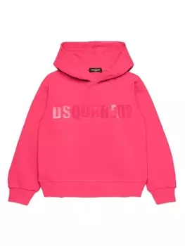 Dsquared2 худи с логотипом, розовый