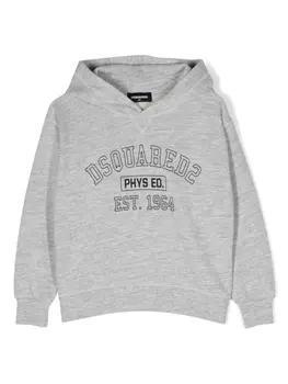 Dsquared2 худи с логотипом, серый