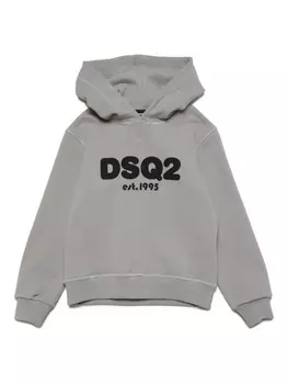 Dsquared2 худи с логотипом, серый