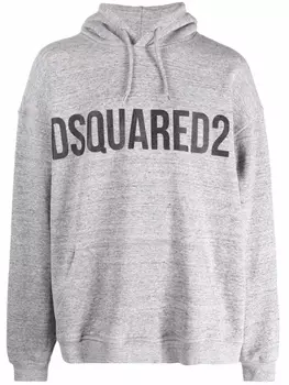 Dsquared2 худи с логотипом, серый