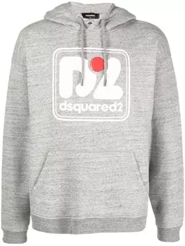 Dsquared2 худи с логотипом, серый