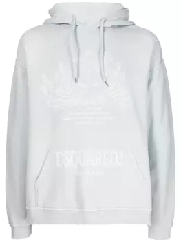 Dsquared2 худи с логотипом, серый
