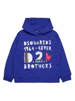 Dsquared2 худи с логотипом, синий