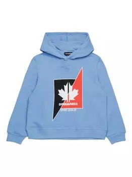 Dsquared2 худи с логотипом, синий