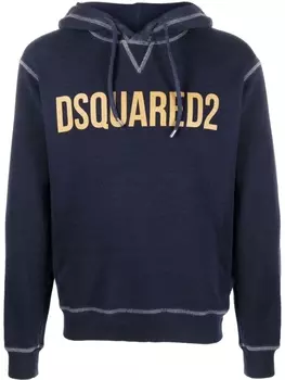 Dsquared2 худи с логотипом, синий