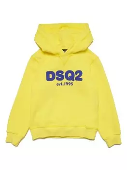 Dsquared2 худи с логотипом, желтый