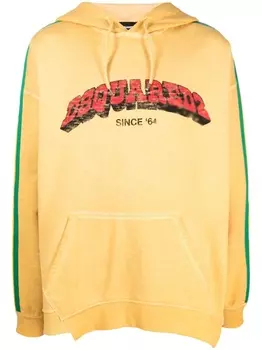 Dsquared2 худи с логотипом, желтый