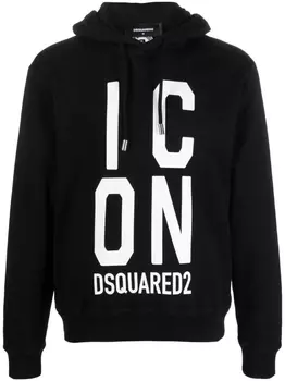 Dsquared2 худи с принтом Icon, черный