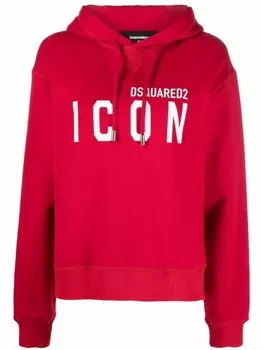 DSQUARED2 худи с принтом Icon, красный