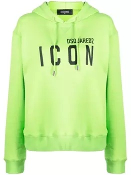 Dsquared2 худи с принтом Icon, зеленый