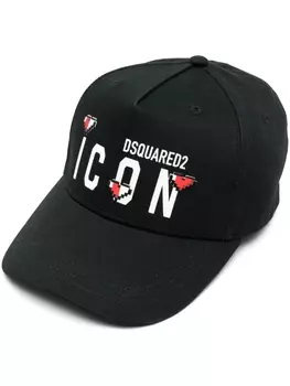 Dsquared2 Icon appliqu-detail cap, черный