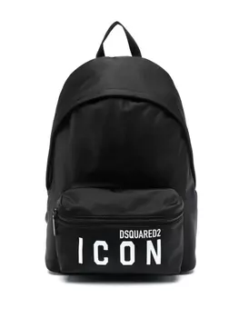 Dsquared2 Icon logo-print backpack, черный