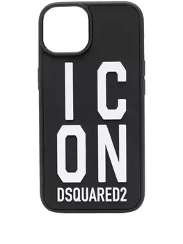 Dsquared2 Icon logo-print iPhone 14 case, черный
