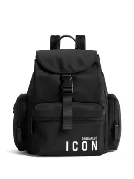 Dsquared2 Icon multi-pocket backpack, черный