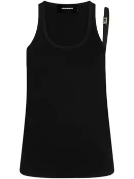 Dsquared2 Icon strap-detailed tank top, черный