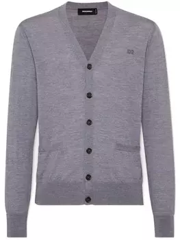 DSQUARED2 кардиган D2, серый