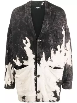 Dsquared2 кардиган с логотипом, фиолетовый