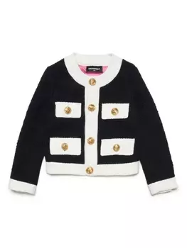 Dsquared2 кардиган в двух тонах, черный