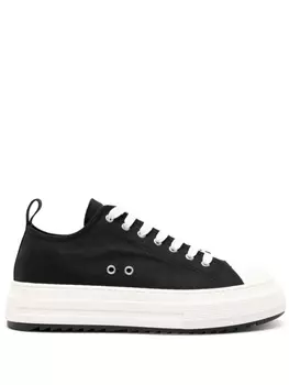 Dsquared2 кеды Berlin из канваса, черный