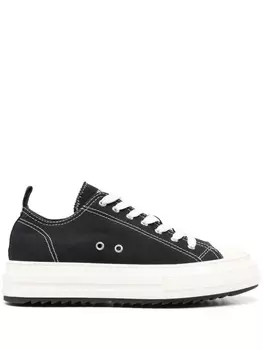 Dsquared2 кеды на платформе, черный