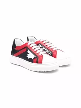 Dsquared2 кеды на шнуровке, черный