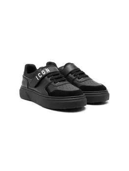 Dsquared2 кеды с логотипом Icon, черный
