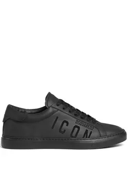 DSQUARED2 кеды с логотипом Icon Forever, черный