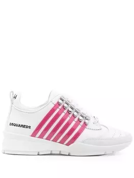 Dsquared2 кеды с полосками, белый