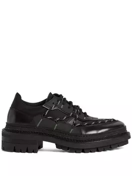 DSQUARED2 кеды со вставками, черный