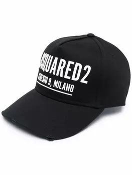 Dsquared2 кепка с логотипом, черный