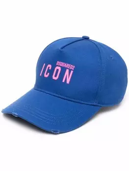 DSQUARED2 кепка с логотипом Icon, синий