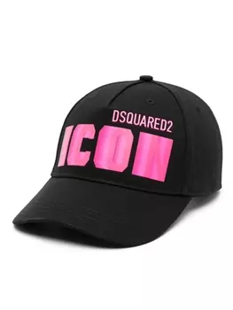 Dsquared2 кепка с принтом Icon, черный