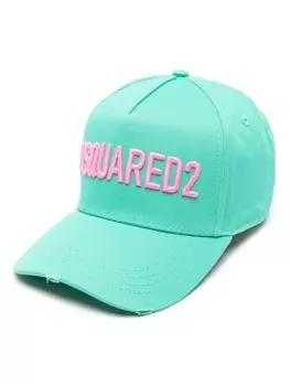 Dsquared2 кепка с тисненым логотипом, зеленый