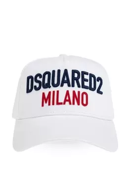 DSQUARED2 кепка с вышитым логотипом, белый