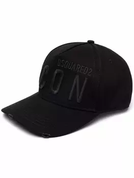 Dsquared2 кепка с вышивкой Icon, черный