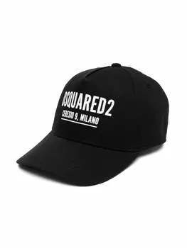 Dsquared2 Kids бейсболка с логотипом, черный