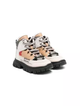 Dsquared2 Kids ботинки DSQUARED2 KIDS с панелями, нейтральный цвет