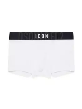 DSQUARED2 KIDS боксеры с логотипом, белый